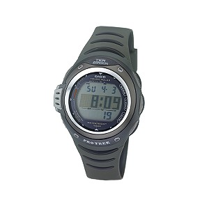 Casio Men` Digital Dial and Black Strap Watch