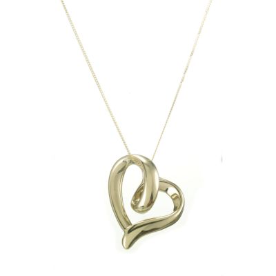 9ct gold heart pendant