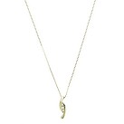 9ct gold diamond pendant