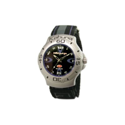 Kahuna Ladies Black Velcro Strap Watch