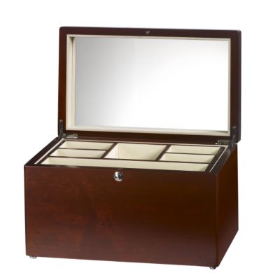 Extra large dark wood jewellery box - Product number 5944473