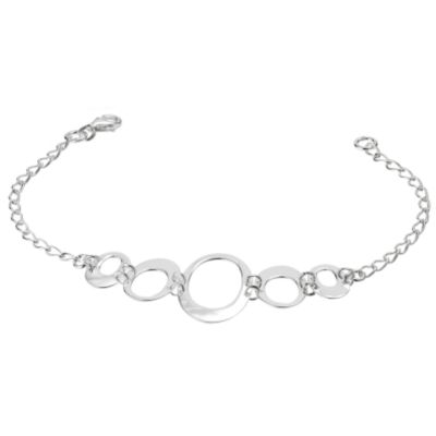 Sterling Silver Five Circle Bracelet