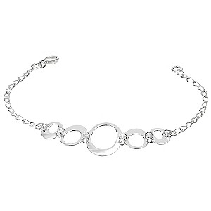 Sterling Silver Five Circle Bracelet