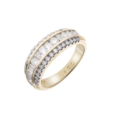 18ct gold one carat diamond cocktail ring - Product number 5968216