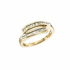 Ladies' 18ct gold quarter carat diamond wedding ring