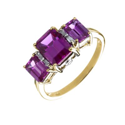 9ct Gold Mulberry and Diamond Ring - Product number 5973708