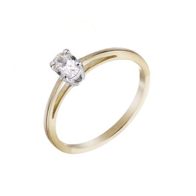 18ct Gold 1/4 Carat Diamond Solitaire Ring - Product number 5983266