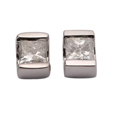 9ct White Gold 0.33 Carat Diamond Stud Earrings - Product number 5993180