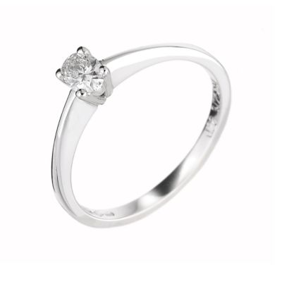Platinum quarter carat diamond ring - Product number 5996473
