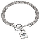 Emporio Armani sterling silver crystal bracelet