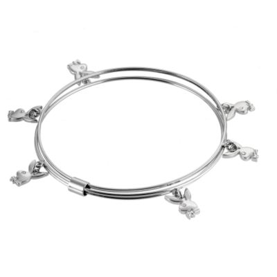 Playboy Bunny Charm Bangle - Product number 6010598