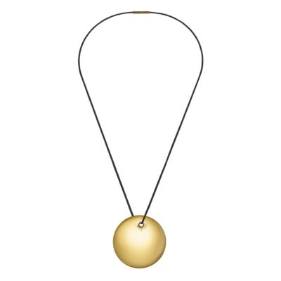 ck Calvin Klein gold-plated pendant
