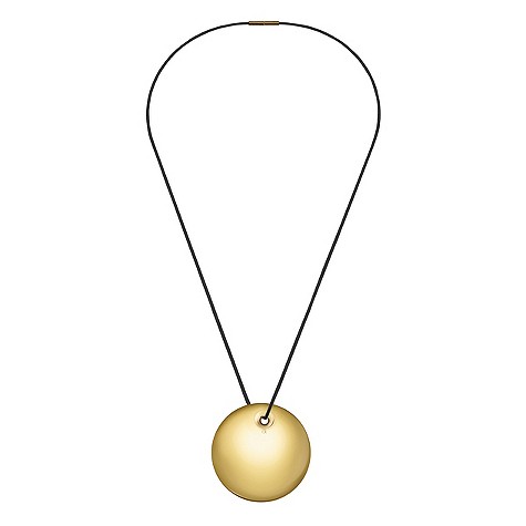 ck Calvin Klein gold-plated pendant