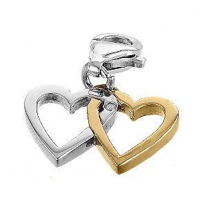 Eternity Silver and Gold-plated Charm