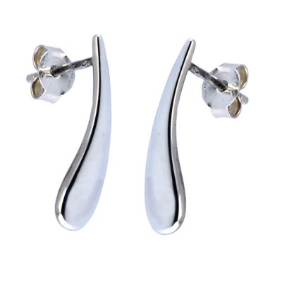 2 Blue Sterling Silver Cubic Zirconia Earrings - Product number 6011322