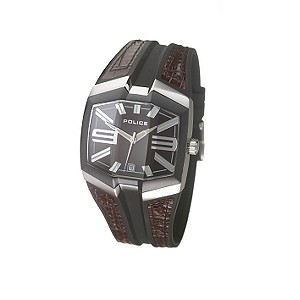 Police Men` Axis Brown Dial Watch