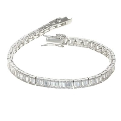 Sterling silver cubic zirconia bracelet - Product number 6015654