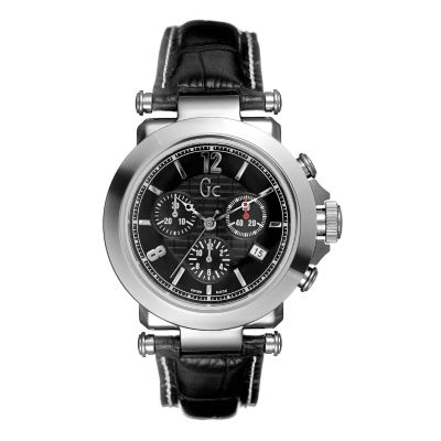 Guess Collection men's black dial chronograph watch