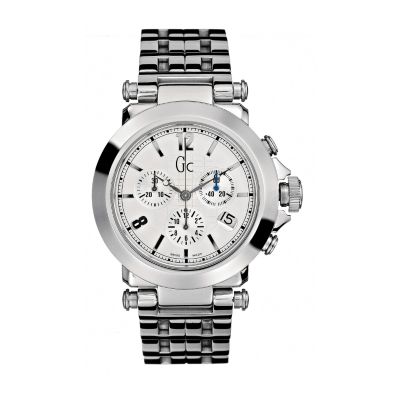 Guess Collection men's silver dial chronograph bracelet watch - Product number 6020917