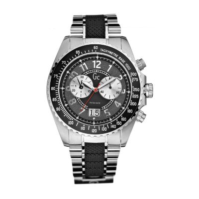 Guess Collection men's stainless steel and rubber bracelet watch - Product number 6020984