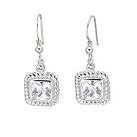 Guess Collection cubic zirconia drop earrings