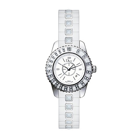 Christian Dior Christal ladies white watch