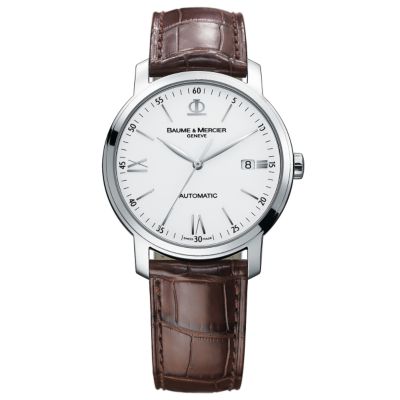 Baume & Mercier Classima mens brown leather