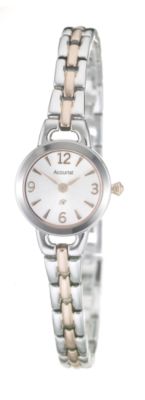 Accurist ladies' two-colour bracelet watch
