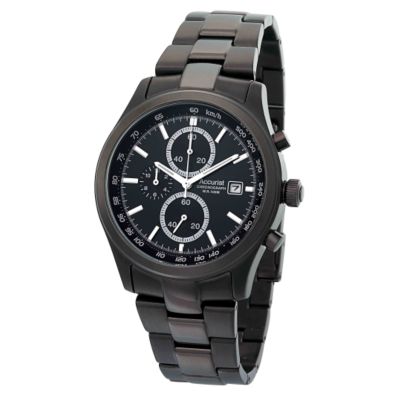 Accurist men's ion-plated chronograph watch - Product number 6026419