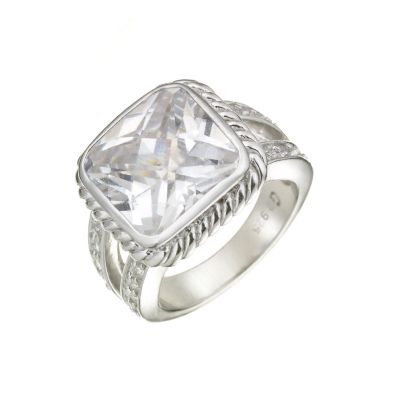 Guess Collection square cubic zirconia ring - size M - Product number 6026427