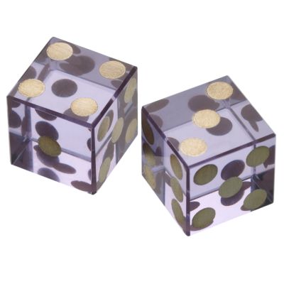 David Redman changeable amethyst to blue crystal casino dice - Product number 6036694