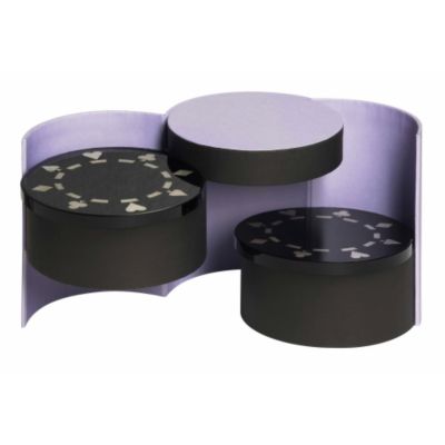 David Redman set of four black crystal and silver poker coasters - Product number 6036716