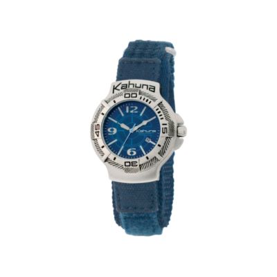 Kahuna Ladies' Blue Velcro Strap Watch - Product number 6040608