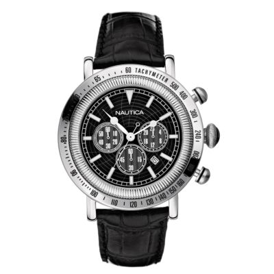 Nautica men's stainless steel chronograph strap watch - Product number 6043992