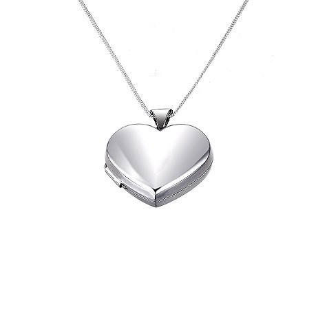 sterling silver heart locket 21mm