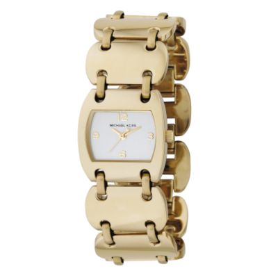 Michael Kors Ladies' Gold Plated Bracelet Watch