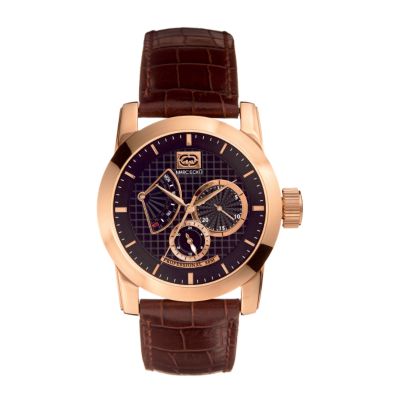 Marc Ecko Old Money Men's Brown Strap Watch