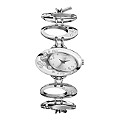 Marc Ecko Fantasy Ladies' Stone-set Link Bracelet Watch