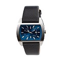 Diesel Men's Blue Dial Leather Strap Watch