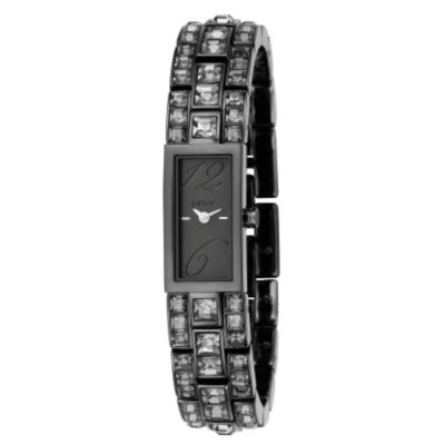 DKNY Ladies' Grey Stone-set Bracelet Watch