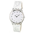 Swatch Curlycue Ladies' White Strap Watch