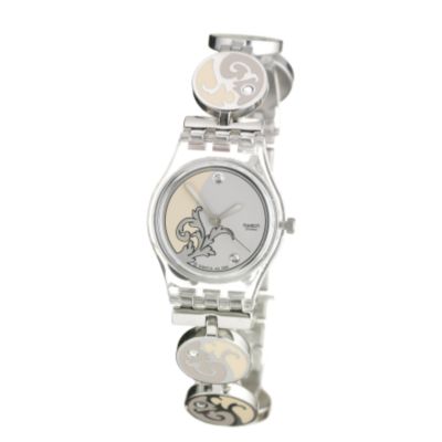 Swatch Resplendency Ladies' Beige and Peach Bracelet Watch