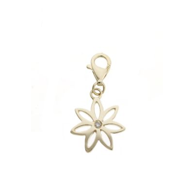 Hot Diamonds 9ct gold diamond-set flower charm - Product number 6072402