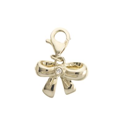 Hot Diamonds 9ct gold diamond-set ribbon charm - Product number 6072453