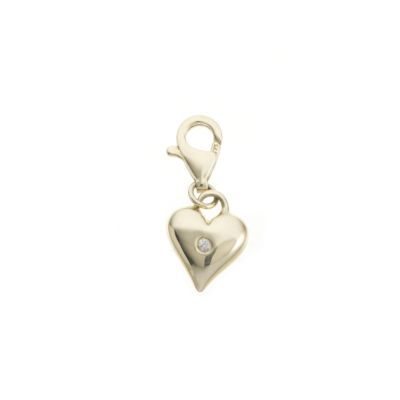 Hot Diamonds 9ct gold diamond-set heart charm - Product number 6072461