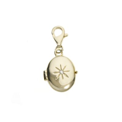 Hot Diamonds 9ct gold diamond-set locket charm - Product number 6072879
