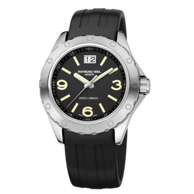 Raymond Weil men's black strap watch - Product number 6076289