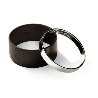 ck silver and ebony bangles - Product number 6079148
