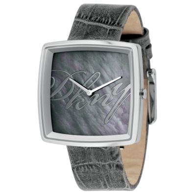 DKNY ladies' black leather strap watch - Product number 6079687