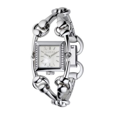 Gucci Signoria ladies’ small mother of pearl diamond watch